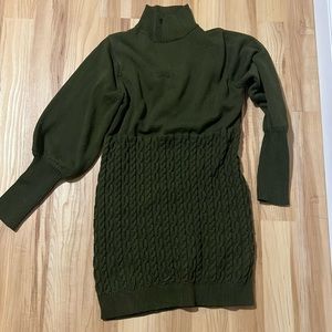 Lulus cable knit sweater dress